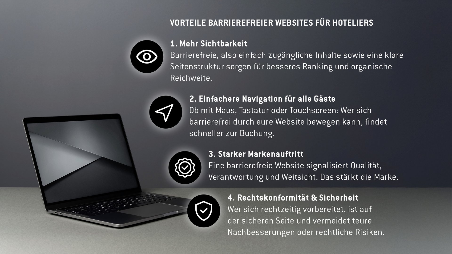 Gesetzliche Grundlagen und Vorteile von barrierefreien Websites Gesetzliche Grundlagen und Vorteile von barrierefreien Websites